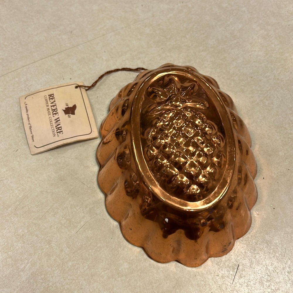 Revere Ware cooper mold pineapple